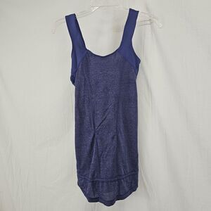 Lululemon Run Times Heathered Cadet Blue Cinch Tank US Size 4